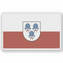 Flag of Landshut, Germany Sticker