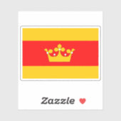 Flag of Lanškroun, Czech Republic Sticker (Vel)