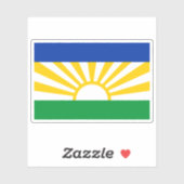 Flag of Lebowa, the Republic of South Africa Sticker (Vel)