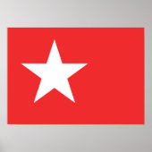 Flag of Maastricht Poster (Voorkant)