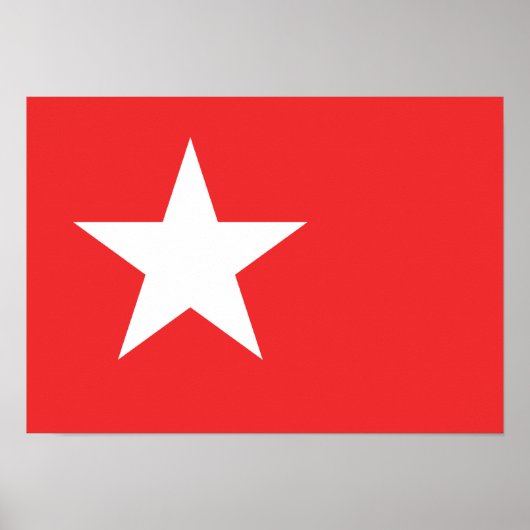 Flag of Maastricht Poster (Voorkant)
