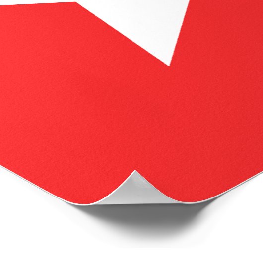 Flag of Maastricht Poster (Hoek)