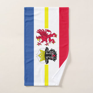 Flag of Mecklenburg-Western Pomerania Hand Towel Handdoek
