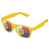 Flag of Memphis, Tennessee Retro Sunglasses Retro Zonnebril (Gekanteld)