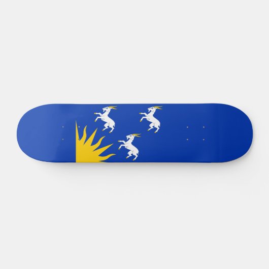 Flag of Merionethshire Skateboard (Horizontaal)