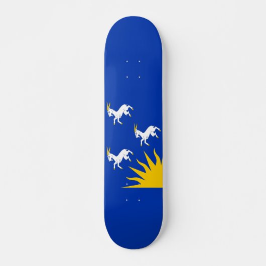 Flag of Merionethshire Skateboard (Voorkant)