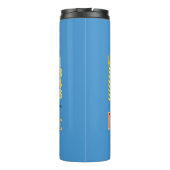 Flag of Milwaukee, Wisconsin Thermal Tumbler Thermosbeker (Achterkant)