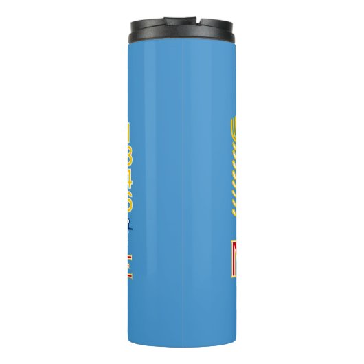 Flag of Milwaukee, Wisconsin Thermal Tumbler Thermosbeker (Achterkant)