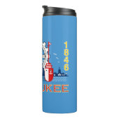 Flag of Milwaukee, Wisconsin Thermal Tumbler Thermosbeker (Geroteerd rechts)