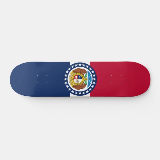 Flag of Missouri Persoonlijk Skateboard (Horizontaal)