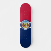 Flag of Missouri Persoonlijk Skateboard (Voorkant)