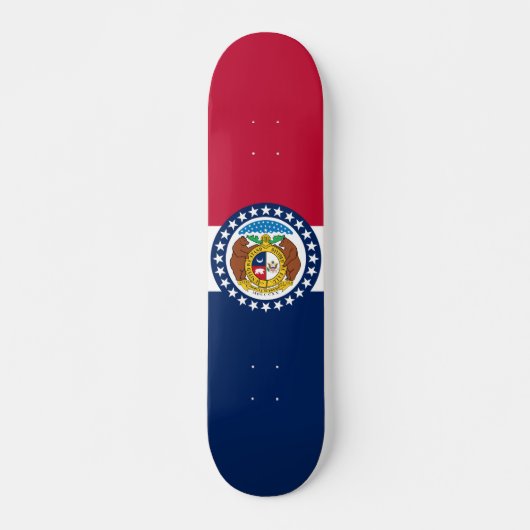 Flag of Missouri Persoonlijk Skateboard (Voorkant)