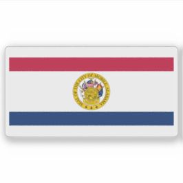 Flag of Mobile, Alabama, USA Sticker