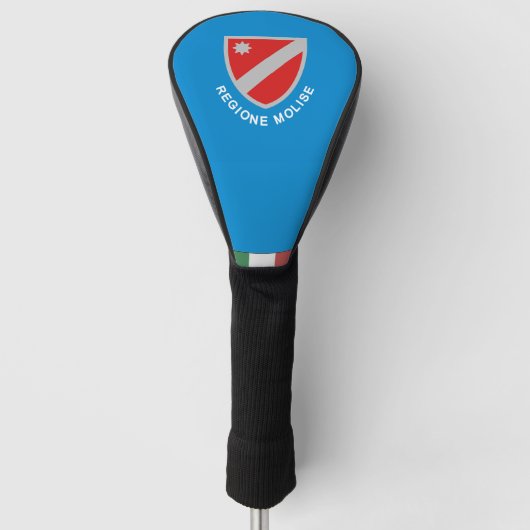 Flag of Molise Region, Italy Golfheadcover (Voorkant)