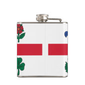 Flag of Montreal, Quebec Flask Heupfles (Achterkant)