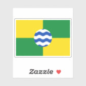 Flag of Nairobi, the Republic of Kenya Sticker (Vel)