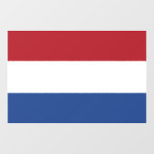 Flag of Netherlands custom-cut  Raamsticker (Vel)