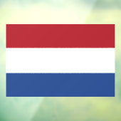 Flag of Netherlands custom-cut  Raamsticker (Vel 3)