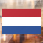 Flag of Netherlands custom-cut  Raamsticker (Vel 2)