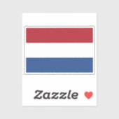 Flag of Netherlands custom-cut Sticker (Vel)