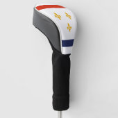 Flag of New Orleans Golfheadcover (Schuin)