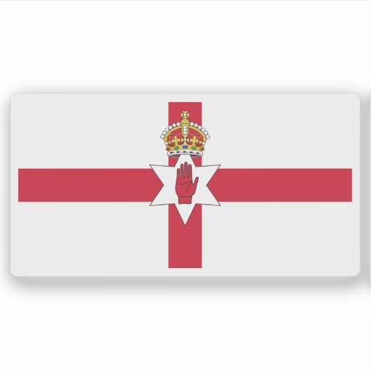 Flag of Northern Ireland (1924–1953) Sticker (Voorkant)