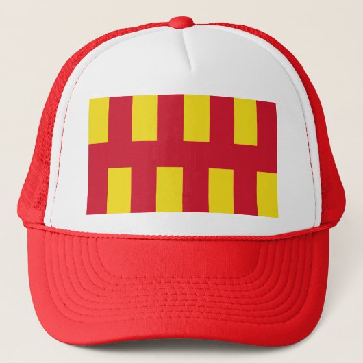 Flag of Northumberland Trucker Pet (Voorkant)