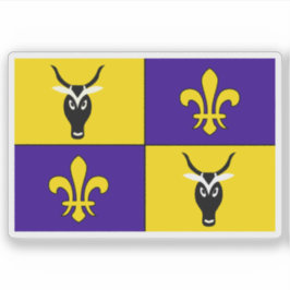 Flag of of Antananarivo, Republic of Madagascar Sticker