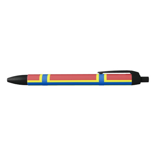 Flag of Orkney Black Ink Pen (Bovenkant)
