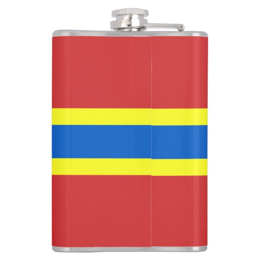 Flag of Orkney Flask Heupfles (Achterkant)