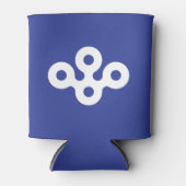 Flag of Osaka Prefecture, Japan Blikjeskoeler (Voorkant)