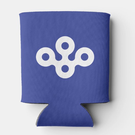 Flag of Osaka Prefecture, Japan Blikjeskoeler (Achterkant)