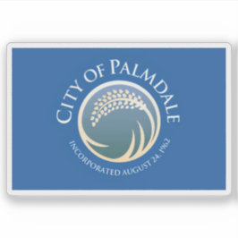 Flag of Palmdale, California, USA Sticker