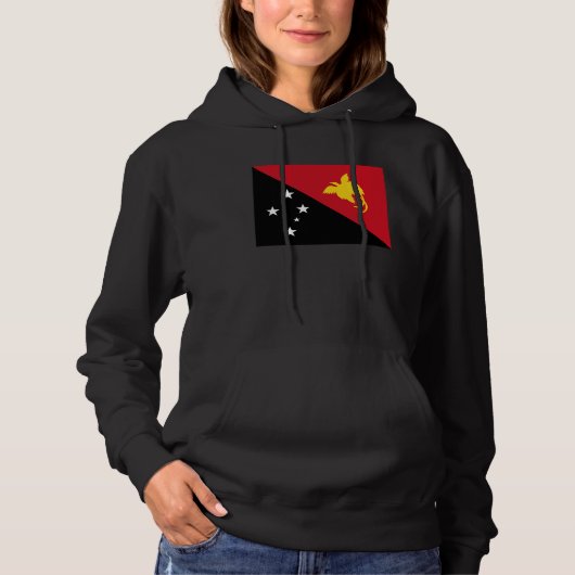 Flag of Papua New Guinea Hoodie (Voorkant)