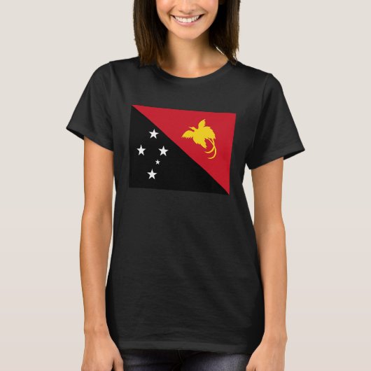 Flag of Papua New Guinea T-shirt (Voorkant)