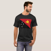 Flag of Papua New Guinea T-shirt (Voorkant volledig)