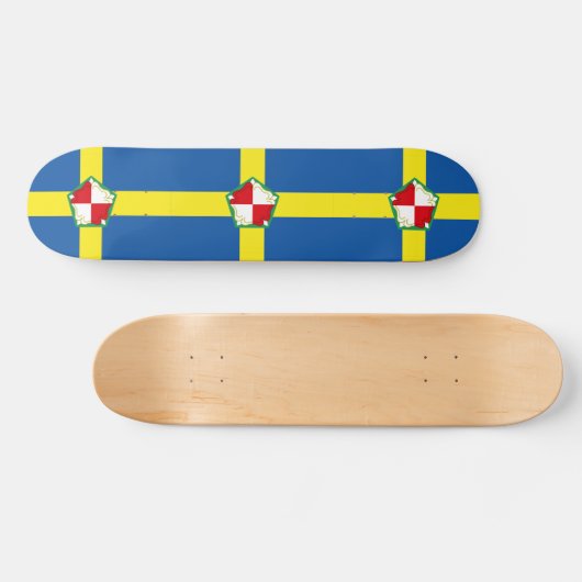 Flag of Pembrokeshire Skateboard (Horizontaal)