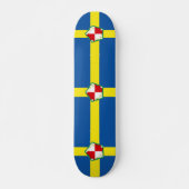 Flag of Pembrokeshire Skateboard (Voorkant)