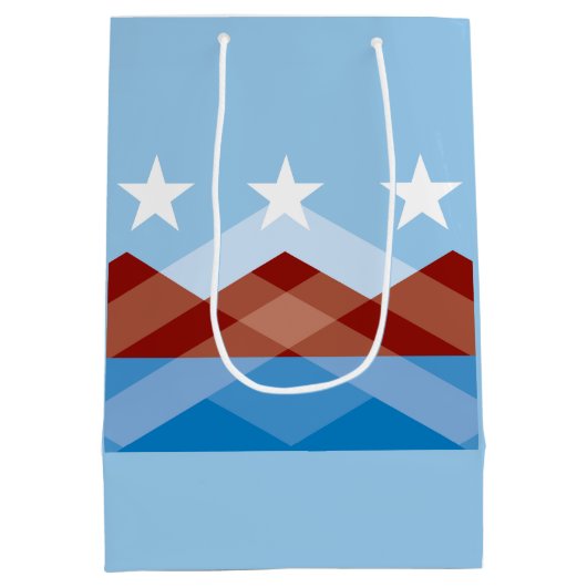 Flag of Peoria, Arizona Medium Cadeauzakje (Achterkant)