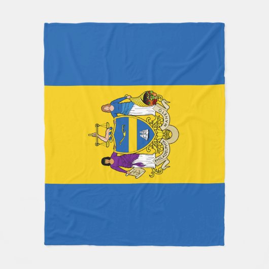Flag of Philadelphia, Pennsylvania Fleece Deken (Voorkant)