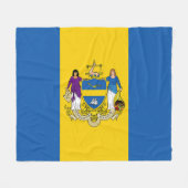 Flag of Philadelphia, Pennsylvania Fleece Deken (Voorkant (Horizontaal))