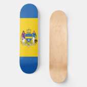 Flag of Philadelphia, Pennsylvania Persoonlijk Skateboard (Voorkant)