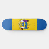 Flag of Philadelphia, Pennsylvania Persoonlijk Skateboard (Horizontaal)
