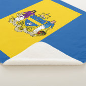 Flag of Philadelphia, Pennsylvania Sherpa Deken (3/4)