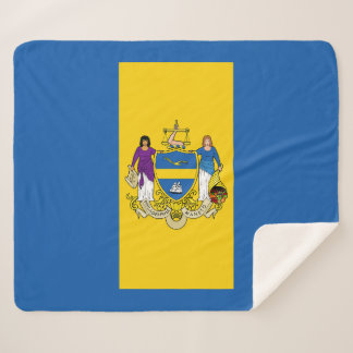 Flag of Philadelphia, Pennsylvania Sherpa Deken
