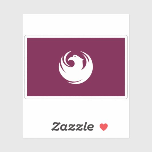 Flag of Phoenix city Arizona Sticker (Vel)