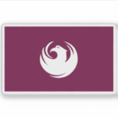 Flag of Phoenix city Arizona Sticker (Voorkant)