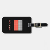 Flag of Poland Luggage Tag Bagagelabel (Voorkant horizontaal)