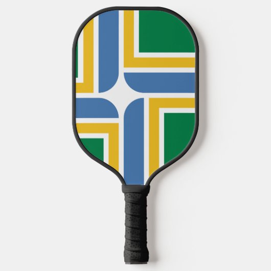 Flag of Portland, Oregon Pickleball Paddle (Voorkant)
