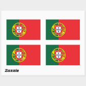 Flag of Portugal Rechthoekige Sticker (Vel)